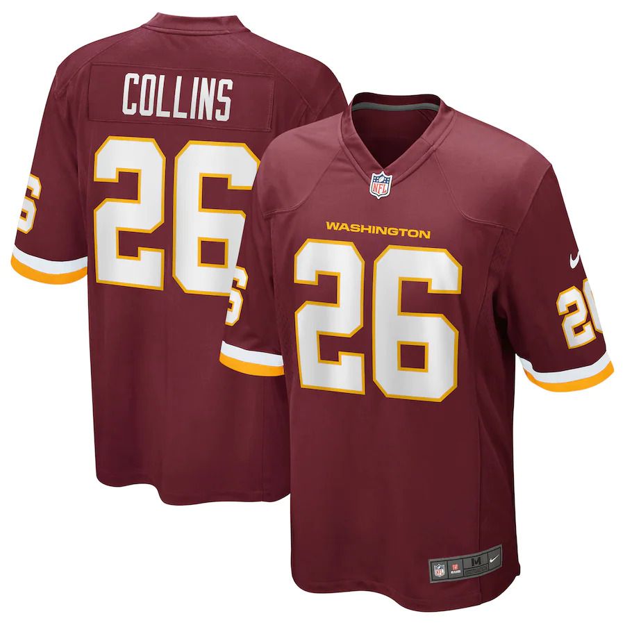 Men Washington Redskins #26 Landon Collins Nike Burgundy Team Game NFL Jersey->washington redskins->NFL Jersey